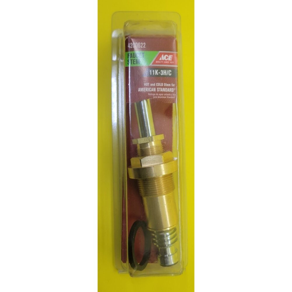 ACE Hardware Faucet Repair Stem Hot/Cold American Standard 11K-3H/C New
